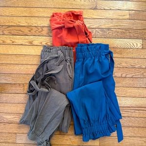 LOT of 3 Linen Pants • Women’s Size Large EUC